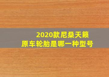 2020款尼桑天籁原车轮胎是哪一种型号