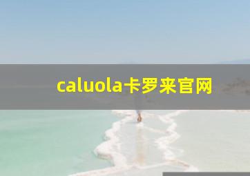 caluola卡罗来官网