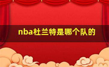 nba杜兰特是哪个队的