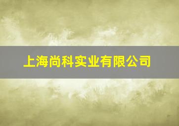 上海尚科实业有限公司