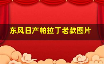 东风日产帕拉丁老款图片