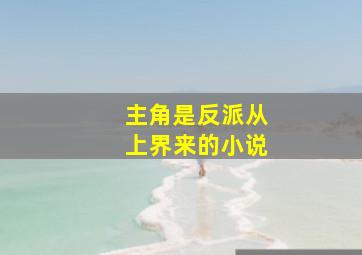 主角是反派从上界来的小说