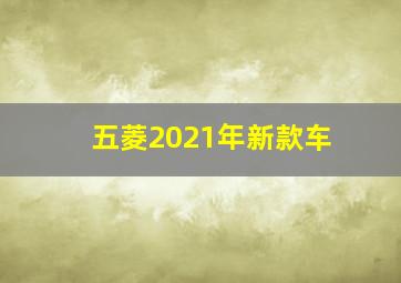 五菱2021年新款车