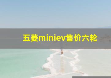 五菱miniev售价六轮