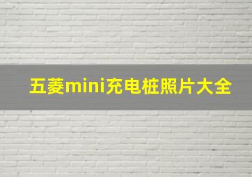 五菱mini充电桩照片大全