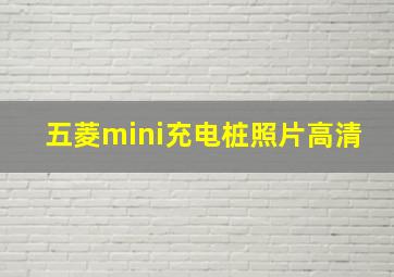 五菱mini充电桩照片高清