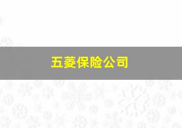 五菱保险公司