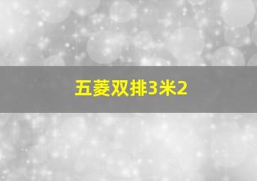 五菱双排3米2