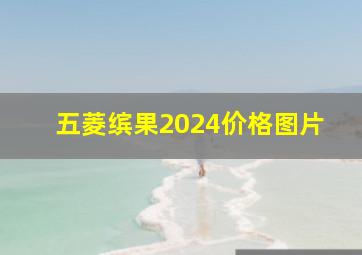 五菱缤果2024价格图片