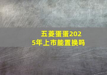 五菱蛋蛋2025年上市能置换吗