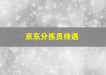 京东分拣员待遇