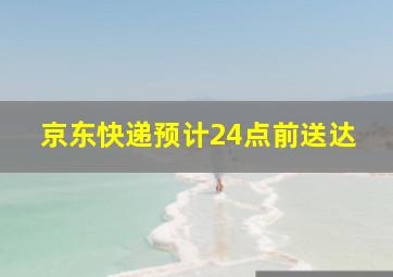 京东快递预计24点前送达