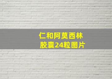 仁和阿莫西林胶囊24粒图片