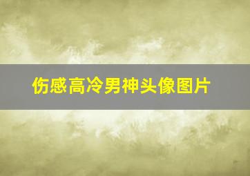 伤感高冷男神头像图片