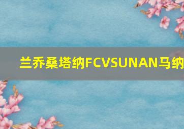 兰乔桑塔纳FCVSUNAN马纳瓜