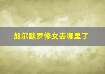 加尔默罗修女去哪里了