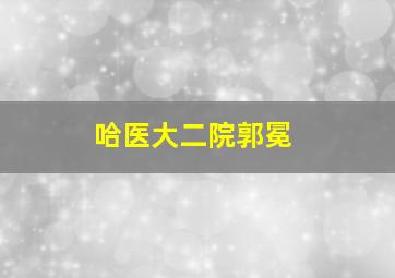 哈医大二院郭冕