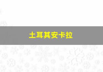 土耳其安卡拉