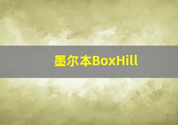 墨尔本BoxHill