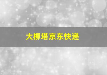 大柳塔京东快递