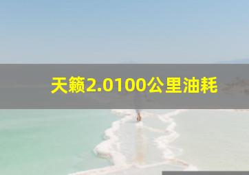 天籁2.0100公里油耗