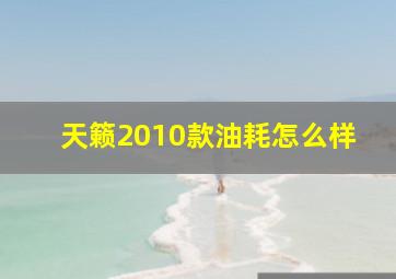 天籁2010款油耗怎么样