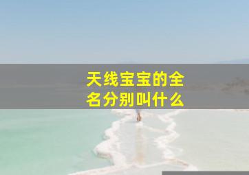 天线宝宝的全名分别叫什么