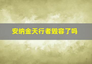 安纳金天行者毁容了吗