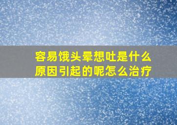 容易饿头晕想吐是什么原因引起的呢怎么治疗