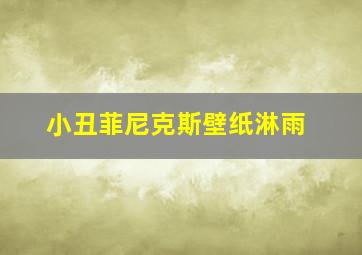 小丑菲尼克斯壁纸淋雨