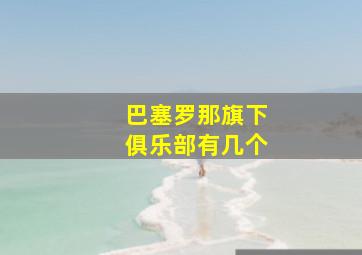 巴塞罗那旗下俱乐部有几个