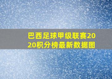 巴西足球甲级联赛2020积分榜最新数据图