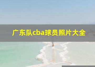 广东队cba球员照片大全