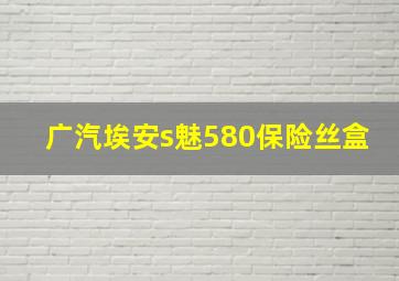 广汽埃安s魅580保险丝盒