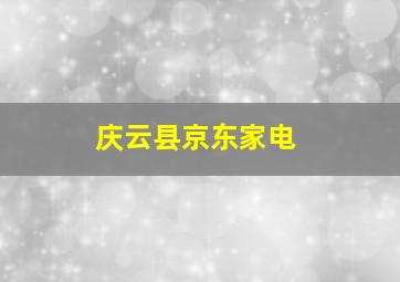 庆云县京东家电