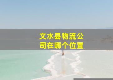 文水县物流公司在哪个位置