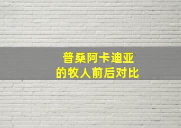 普桑阿卡迪亚的牧人前后对比