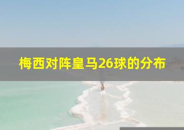 梅西对阵皇马26球的分布