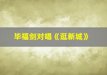 毕福剑对唱《逛新城》