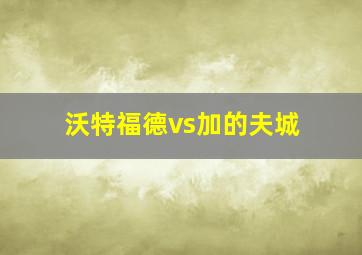 沃特福德vs加的夫城