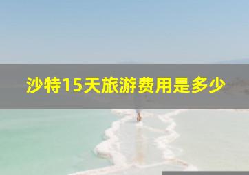 沙特15天旅游费用是多少