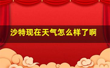 沙特现在天气怎么样了啊