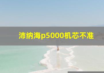 沛纳海p5000机芯不准