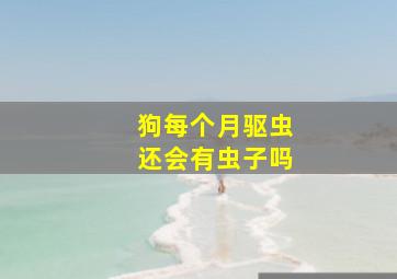 狗每个月驱虫还会有虫子吗