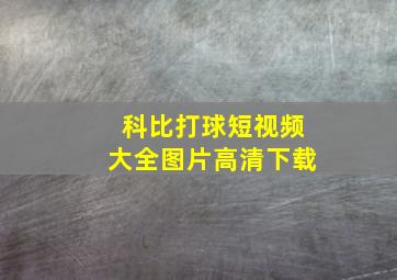 科比打球短视频大全图片高清下载