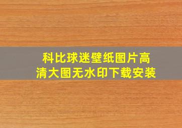 科比球迷壁纸图片高清大图无水印下载安装