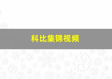 科比集锦视频