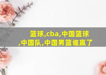 篮球,cba,中国篮球,中国队,中国男篮谁赢了