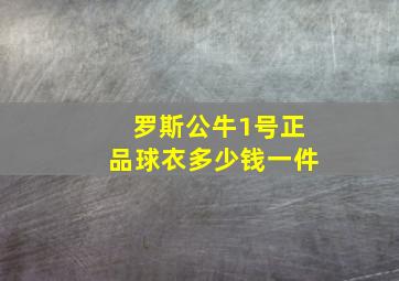 罗斯公牛1号正品球衣多少钱一件