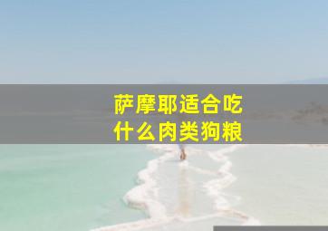 萨摩耶适合吃什么肉类狗粮